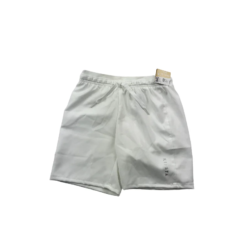 Kipsta White Sports Shorts Age 7