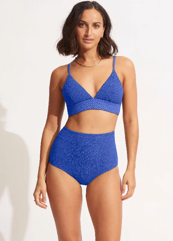 Willow High Waisted Pant - Azure