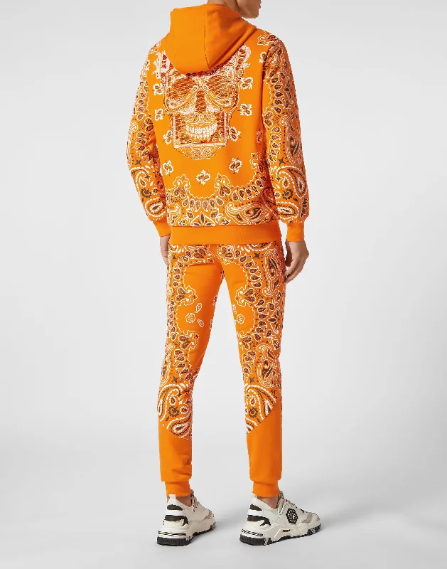 Jogging Tracksuit: Hoodie/Trousers Paisley Bandana