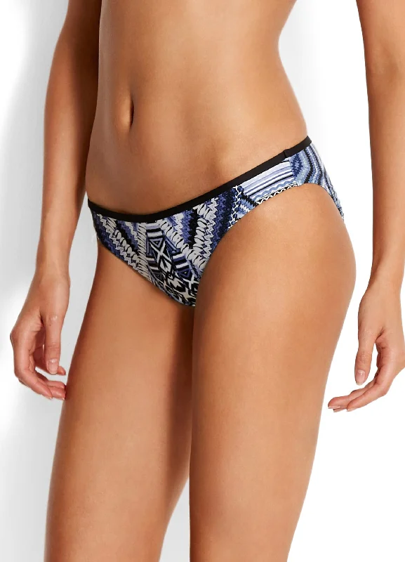 Desert Tribe Hipster Bikini Pant - Bluestone