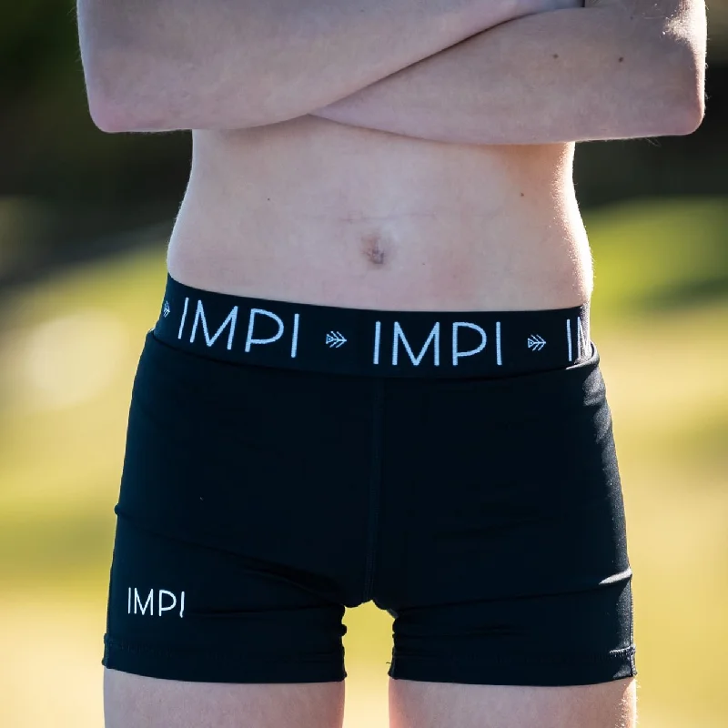 IMPI Elastic Running Shorts - Black Essentials