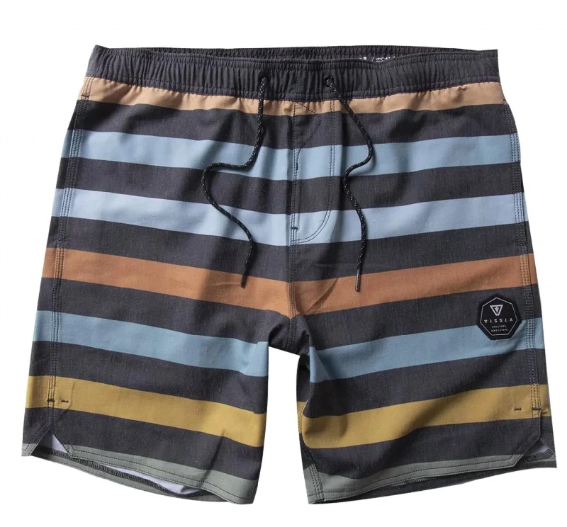 Parallels 17.5" Ecolastic Boardshort In Phantom