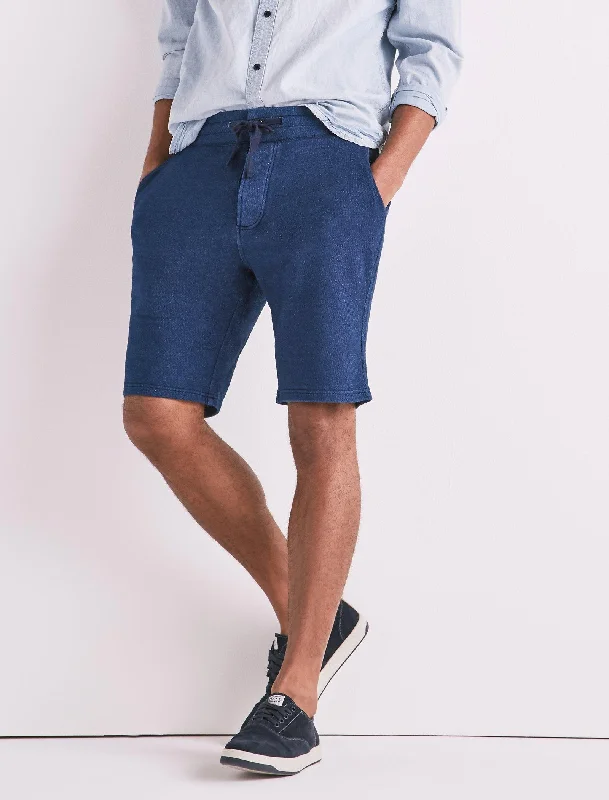 Lucky Brand Mens Flat Front Indigo Short