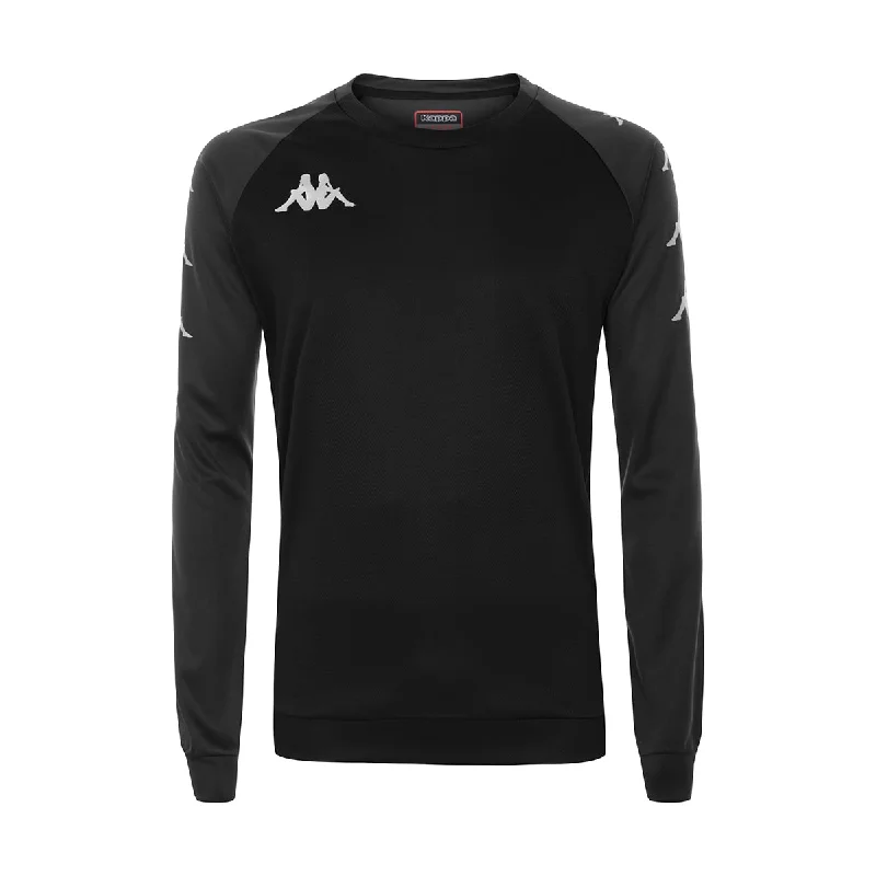 Kappa Parme Training Sweat (Black/Grey Dk)