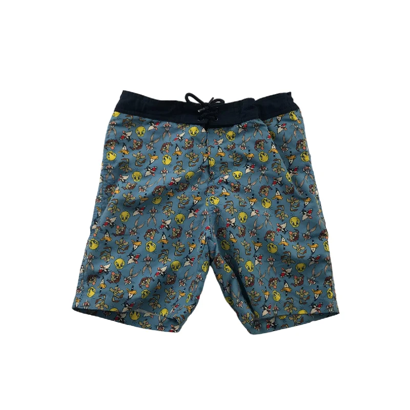 ZY Swim Trunks Age 6 Blue Looney Tunes Print Shorts