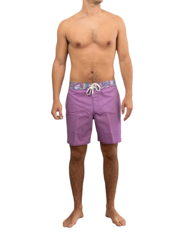 Gou Cotton Shorts In Purple