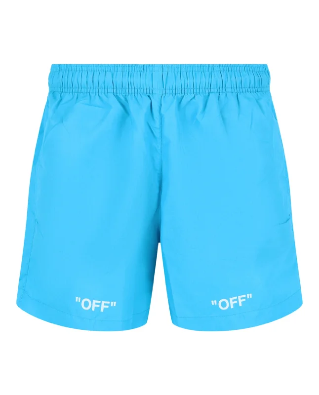 OFF Print Swim Shorts