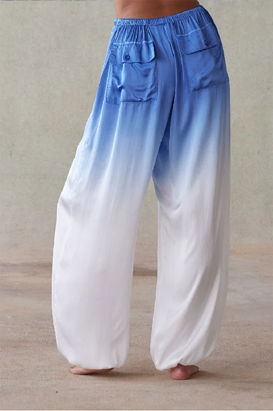 Aster Pant in Blue Ombre