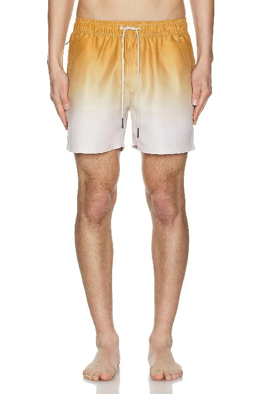 Evening Grade Swim Shorts In Yellow