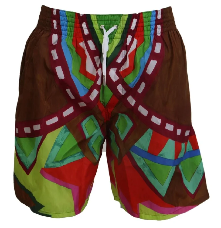 Dsqua²  Printed Men Beachwear Swimwear Men's Short