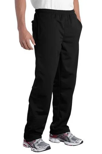 Sport-Tek Tricot Track Pant in Black - Bromfield HS