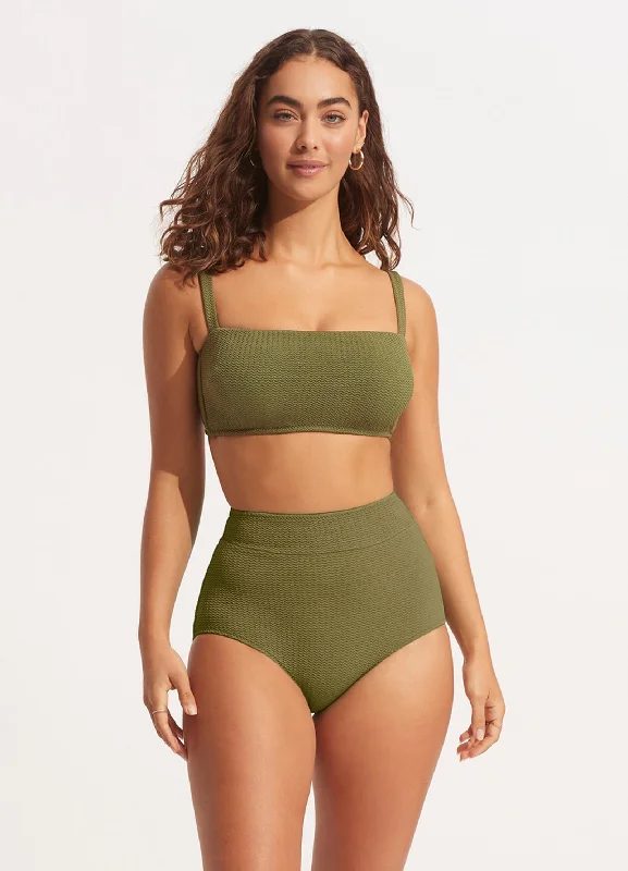 Sea Dive High Waisted Pant - Khaki