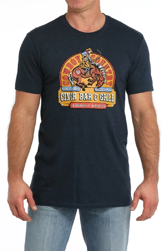 Men's Cinch Bar and Grill Tee - Navy - (MTT1690651)