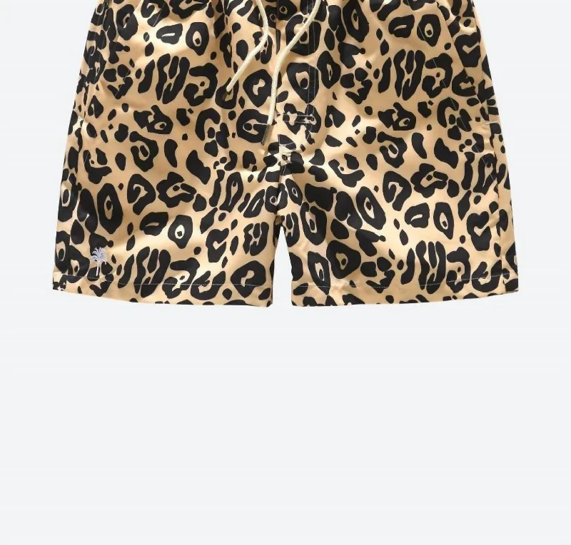 Leo Swim Shorts In Leopard