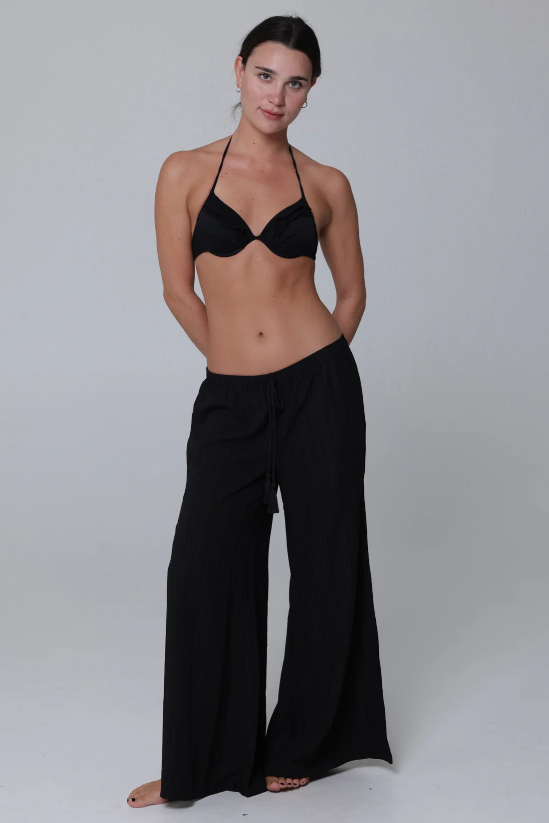 J. Valdi Cancun Black Fly Away Pant