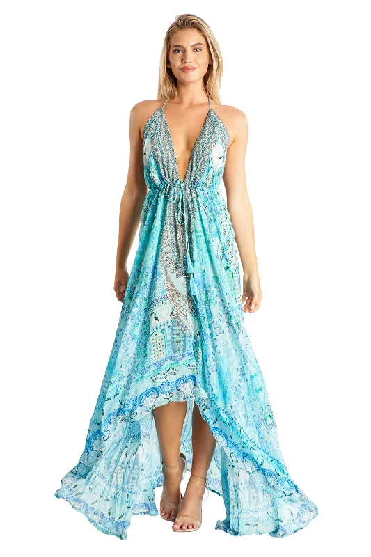 Zayla Halter Maxi Dress