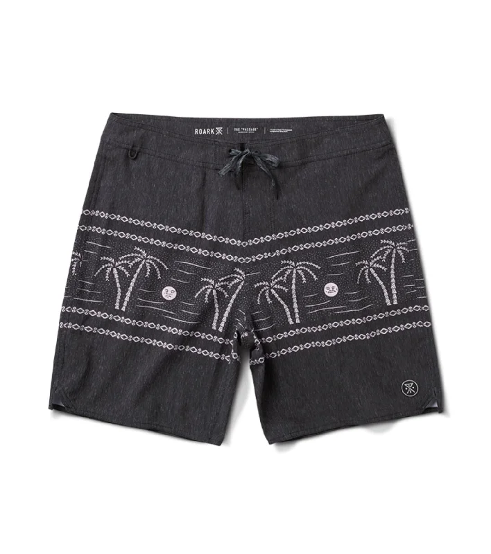 Men's Passage Boardshorts In Noches Black