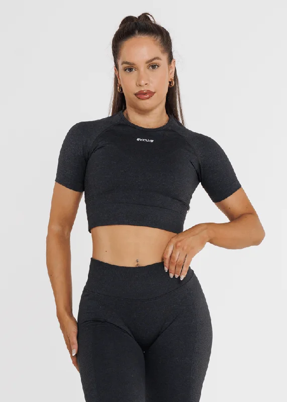 Prime Seamless Short Sleeve - Obsidian