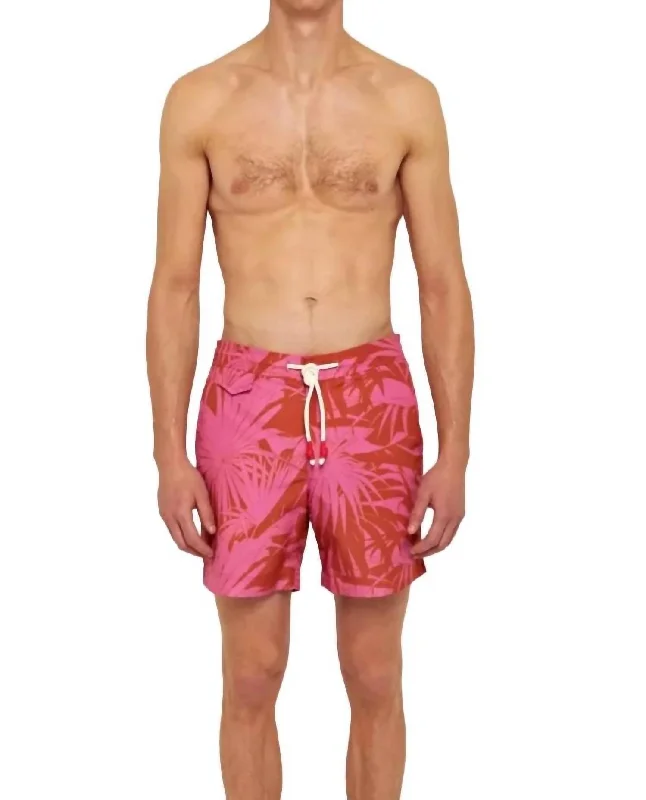 Standard Palmetto Swim Shorts In Candy