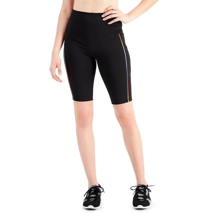 ID Ideology Women's Pride 10 Bike Shorts Black Size XX-Large - XXL