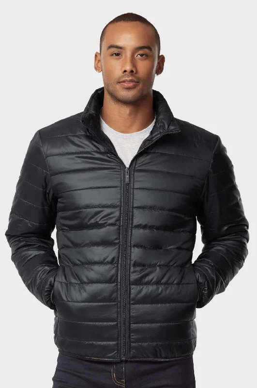 ET|TU MEN'S PUFF JACKET (MPJ200E_BLACK)