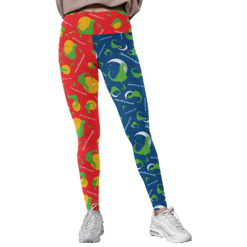 Unisex Leggings | Be Roarsome Mixed